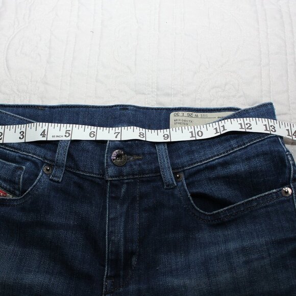Diesel Womens Bootzee-St Jeans 0817X Size 26X30 Regular Slim Bootcut Stretch - Picture 8 of 12